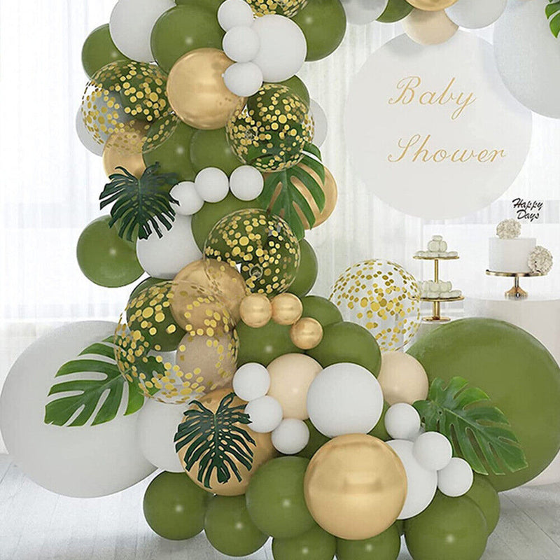 119pcs Balloon Leaves Garland Kit Wedding Birthday Party Baby Shower Decor