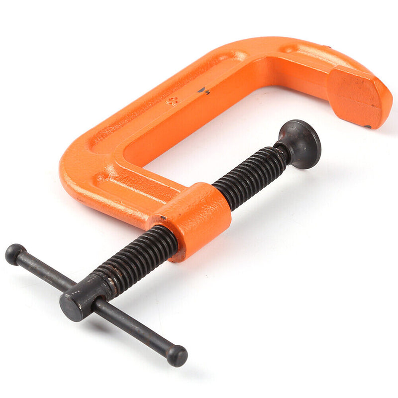 Heavy Duty G Wood Clamp Steel Woodworking Fixture for Carpentry (3 inch) Newly