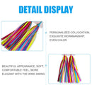 2pcs Bicycle Handlebar Color Tassel Streamers Children Balance Bike Decor Ribbon