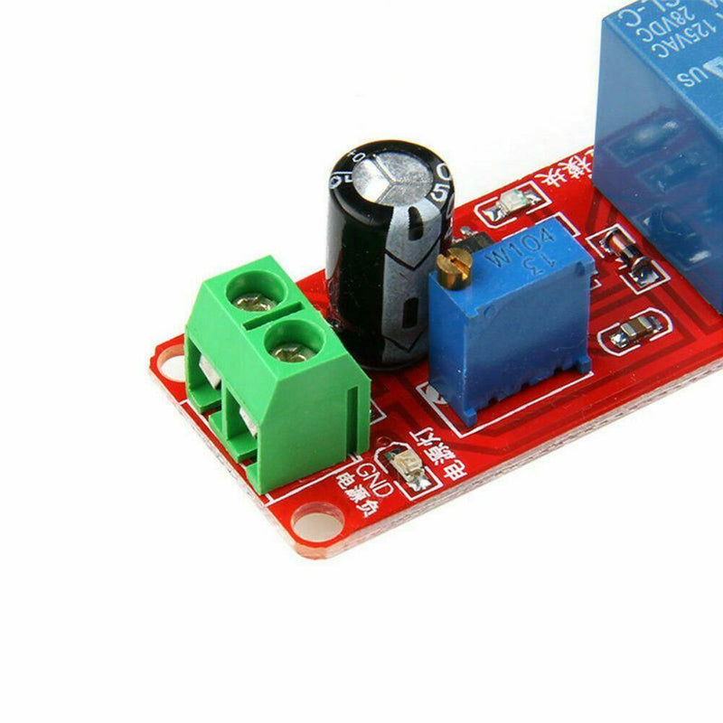 DC 12V Relay Module Adjustable Delay Time 0-10 Second NE555 Timer Board hot.