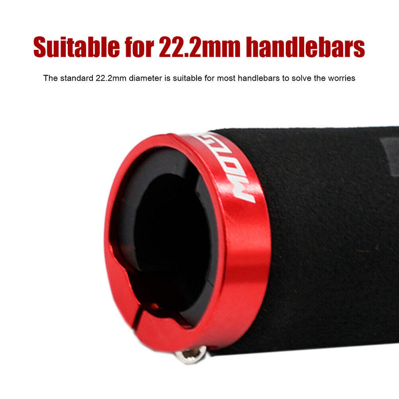 MOTSUV Bicycle Locking Soft Sponge Handle Grip Lock Bar End Cap Bike Accessories