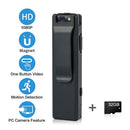 2mp HD Screen Mini Body Camera Portable Dv Audio Cam Wearable with LED Lights
