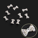 Glitter Accessories Manicure Bowknot Nail Art Tips DIY Decoration Rhinestone