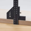 Labelling Ruler T Shape Woodworking Scriber Gauge Line Drawing Measuring Sliding