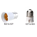 Accessories Bayonet Lamp Light Bulb E27 to B22 Adapter Lamp Holder Converter