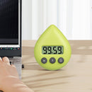 Water Drop Electronic Countdown LCD Digital Timer Alarm Clock (Retro Green)