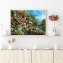 DIY Country House Full Embroidery Kit Counted Cross Stitch Craft Art Home Decor