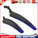 2pcs Mountain Bicycle Splash Fender Guard Bike Rear Front Mudguard (Purple)