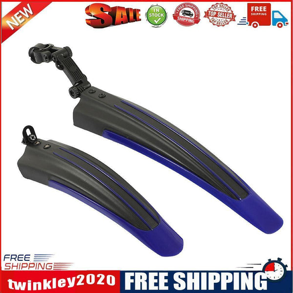 2pcs Mountain Bicycle Splash Fender Guard Bike Rear Front Mudguard (Purple)