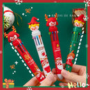 Decor Ten Color Pen Stationery Gingerbread Man Christmas Ballpoint Pen