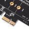 PCI-E 1X to M.2 NVME M Key Riser Adapter Card Supports 2230 2242 2260 2280 SSD