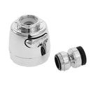 360 Degree Rotate Kitchen Water Filter Diffuser Nozzle Faucet Connector (M)