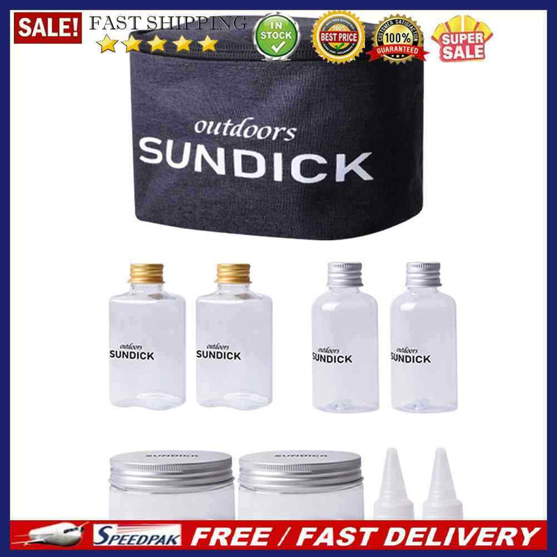 Sundeck 9x Spice Cruets Set Salt Bottle Anise Bottle Sauce Container Storage Bag