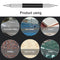 Double Headed Tungsten Carbide Tip Scriber Etching Engraving Marking Pen Newly