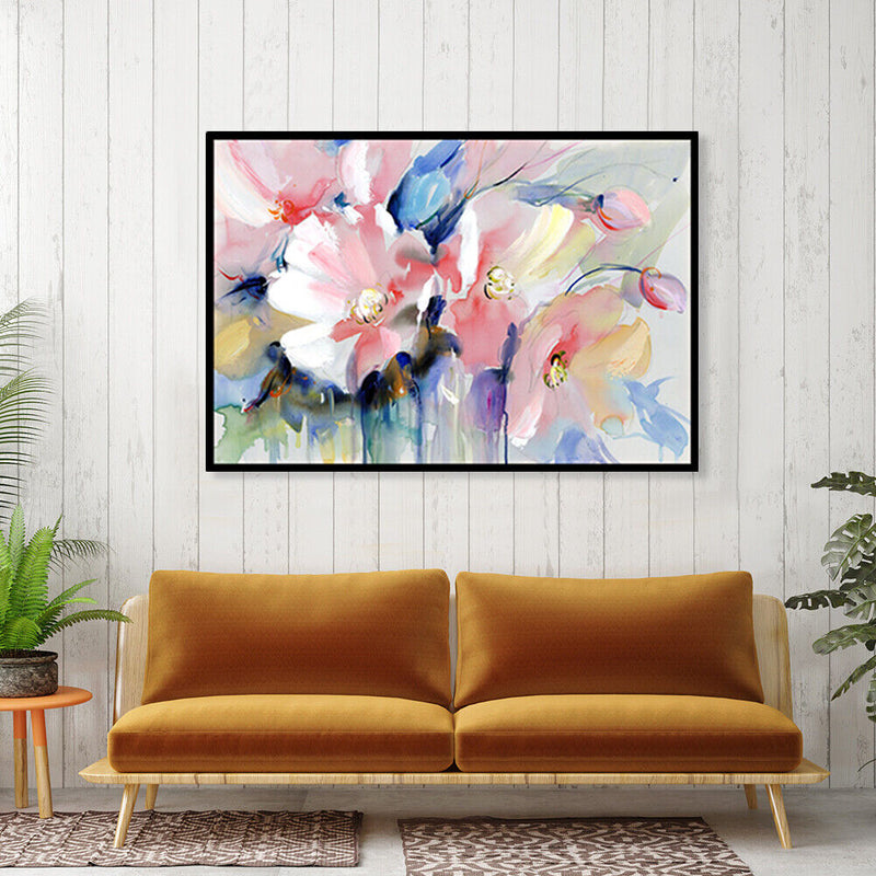 50x40cm Flower Cluster DIY Paint By Numbers Set Canvas Oil Painting No Frame