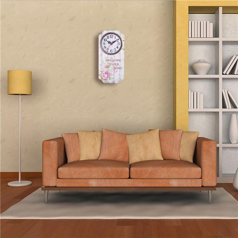 Europe Style Retro Wall Clock Hang Living Room Bedroom Home Bar Decor (2)