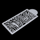 4X Animals Skin Cake Stencil for Wedding Fondant Cake Decorating Tool Mold