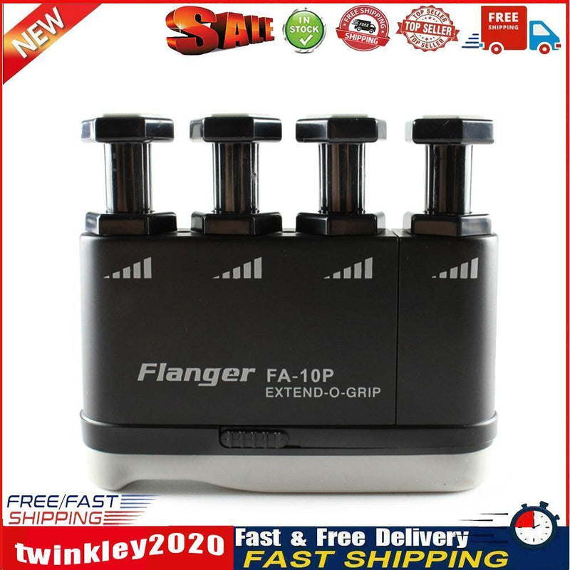Flanger Piano Finger Trainer Exerciser Guitar Finger Strength Tool (Black) Newly