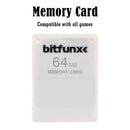 FMCB 1.966 Memory Card for Sony PS2 64MB Free McBoot Console Card (White) Newly
