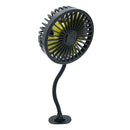 Car Rear Fan Vehicles Air Cooling USB Car Air Cooler Adjustable Coat