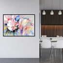 50x40cm Flower Cluster DIY Paint By Numbers Set Canvas Oil Painting No Frame