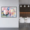50x40cm Flower Cluster DIY Paint By Numbers Set Canvas Oil Painting No Frame