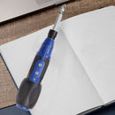 Anti-slip Handle Big Torque Electric Screwdriver USB Charging Drill (Blue) Newly