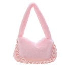 Casual Chain Underarm Bags Solid Shoulder Handbag Thick Chain Travel Daily Purse