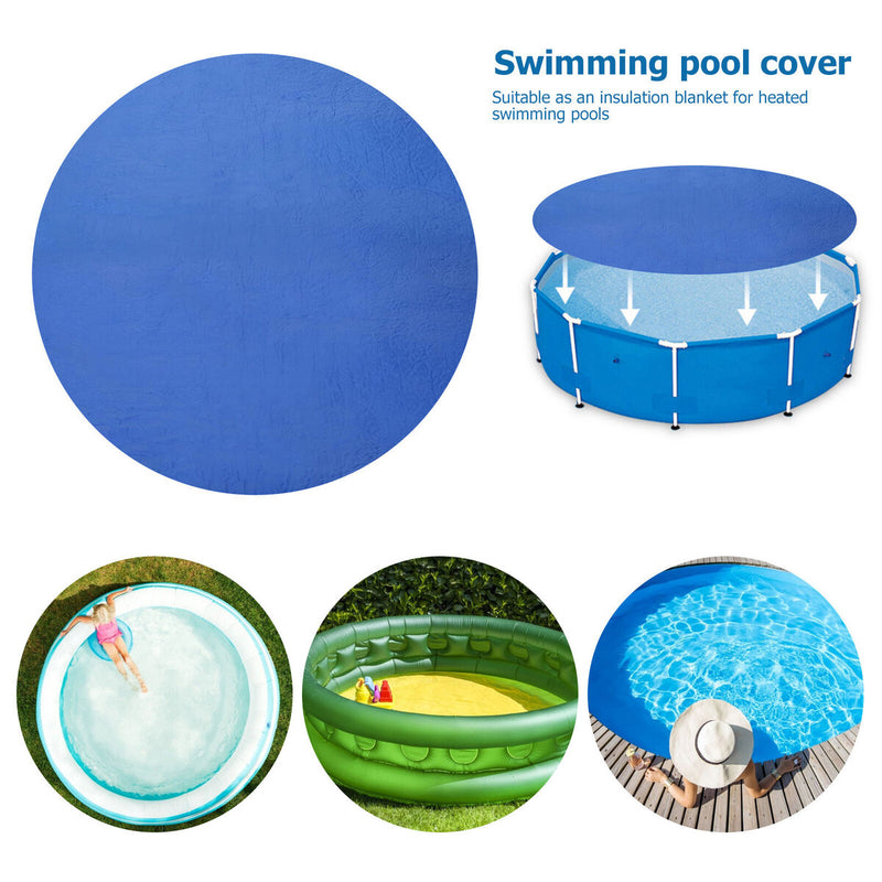 Swimming Pool Cover - Round Above Ground Pool Frame Cover for Inground Pools