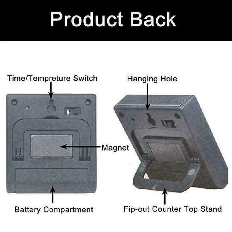 Remote Digital Cooking Food Meat Thermometer with Probe For Grill P2V2 S3J4 N1K8