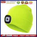 Winter Kids Knitted Beanie Hat Cap with LED Light for Camping Fishing Cycli