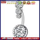 Body Jewelry Stainless Steel Belly Piercing Button Zircon Navel Women Jewelry