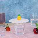 Silicone Heat-resistant Dust-proof Cup Lid Universal Bowl Cover (Pineapple)