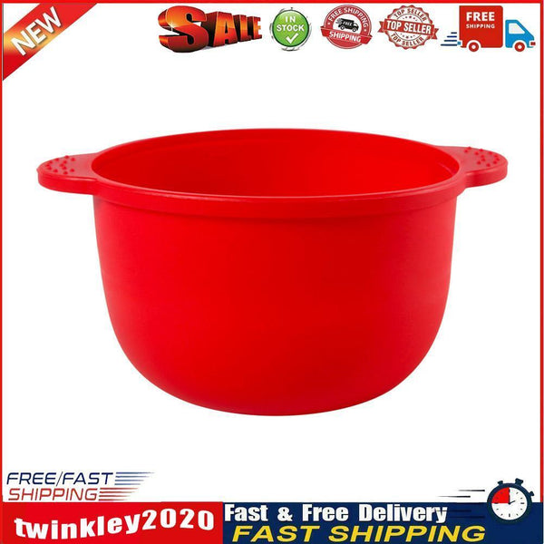 400ml Silicone Wax Warmer Bowl Hair Remove Waxing Heat-resisting Pot (Red) Newly