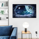 5D Kit Rhinestone Pictures DIY Cosmic Planet Full Round Drill Diamond Paint