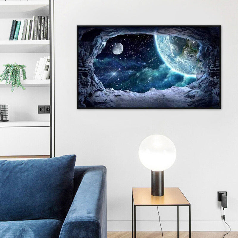 5D Kit Rhinestone Pictures DIY Cosmic Planet Full Round Drill Diamond Paint
