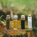 Travel Bags Storing Seasoning Bottles Silica Glass Bottle (Sand Color) Newly