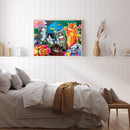 5D DIY Diamond Painting Kits Full Round Drill Cats Party Wall Picture (B4823)