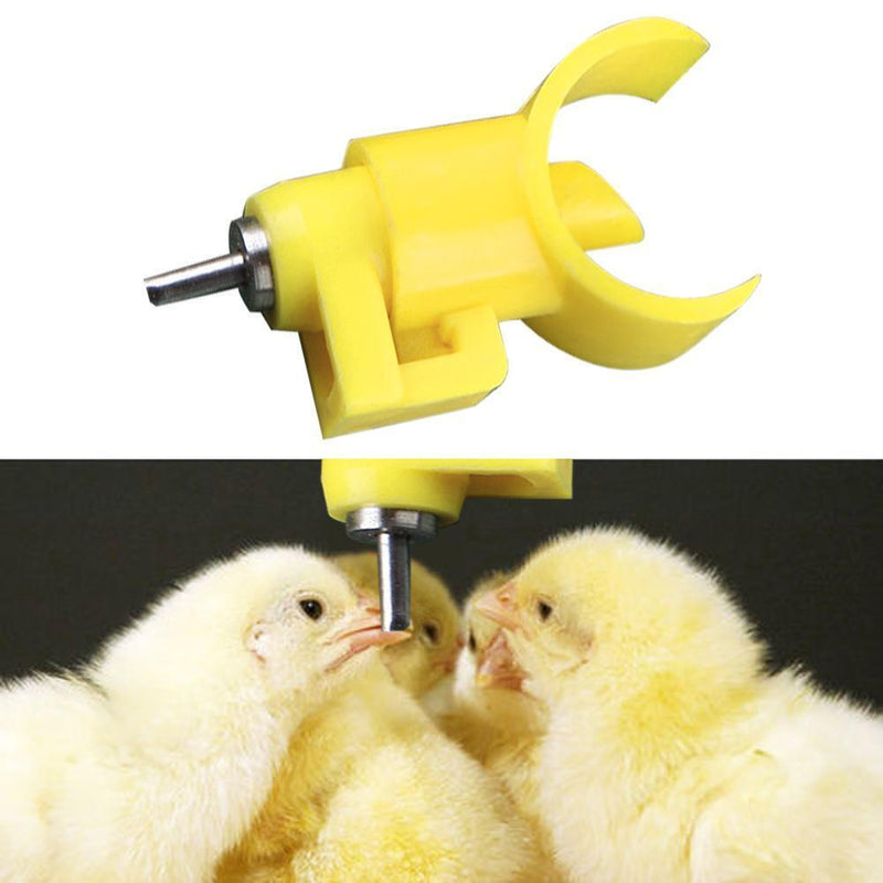 30pcs/Set Water Nipple Chicken Feeder Drinker Poultry Chicken Feed Water Lie