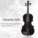 1/8 Splint Acoustic Violin Bright Fiddle Exerciser Set for Musical Lover Student
