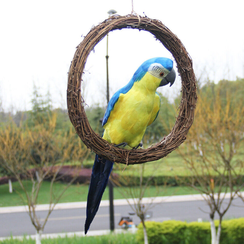 35cm Rattan Ring Artificial Flowers Dried Plants Garland DIY Floral Wreath Newly