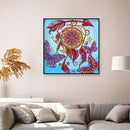 DIY Mosaic Color Butterfly Drawing Part Drill Special Shape Diamond Painting
