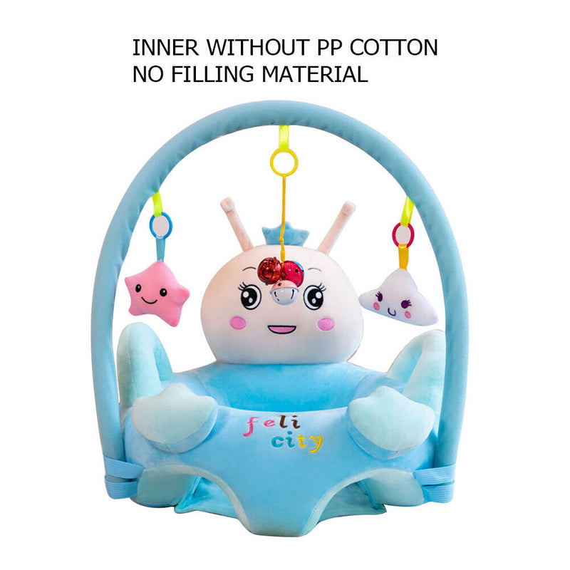 Baby Sofa Support Seat Cover Learning To Sit Chair with Rod (Caterpillar) Newly