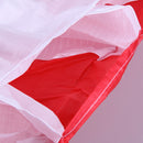 Dual Line Stunt Parafoil Parachute Rainbow Sports Beach Kite (Red)