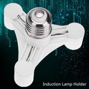 E27 to 3E14 Bulb Light Socket Adapter Splitter Screw Induction Lamp Holder Newly