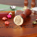 Retro Envelope Sealing Wax Copper Stamp DIY Art Decor Customs Supply (F229)