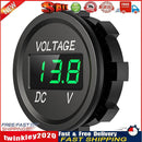 D1 Car Motorcycle DC 12-24V Digital Panel Voltmeter Voltage Meter (Green) Newly