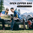 Camping Tent Peg Stake Storage Bag 600D PVC Fabric Zipper Bag Tent Accessor