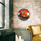 Round Metal Tin Sign Plaque Wall Car Posters Iron Painting for Bar (1) Newly