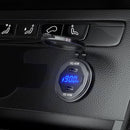 PD 45W USB 2 Ports Car Charger LED Voltmeter Quick Charge Phone Mini Adapter